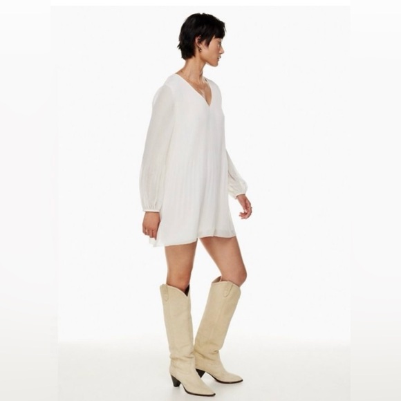 NWT Aritzia Wilfred Prophecy Dress Light Birch XS - Picture 3 of 10